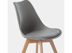 Silla de cocina de Plástico Gris 82 x 48- Kler
