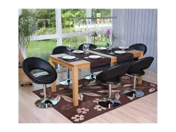 Silla de comedor Almada, negro