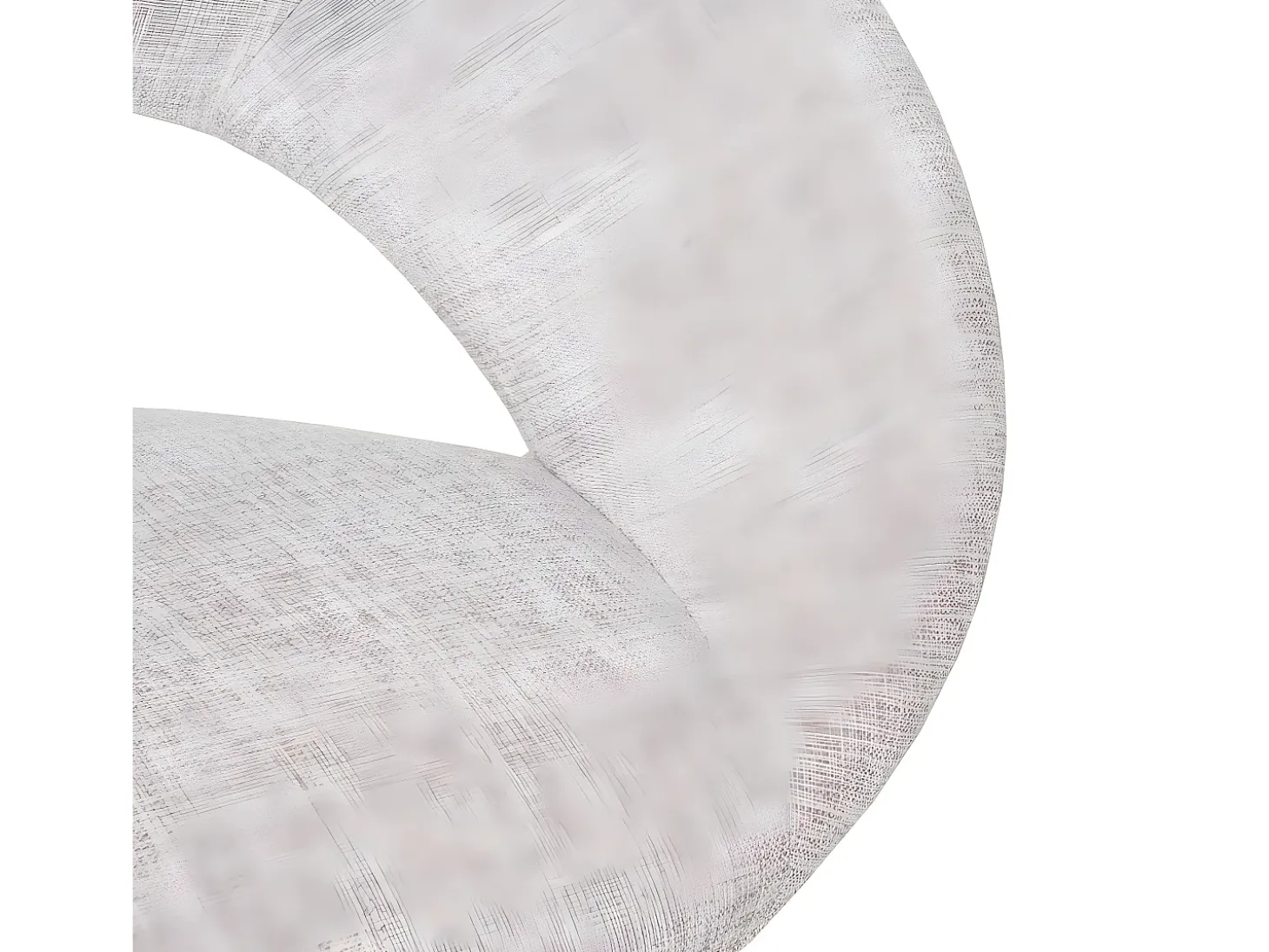 Silla de comedor Almada III, Textil, crema/gris