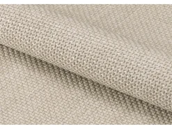 Silla de comedor Brenda con reposabrazos, función giratoria, color beige.
