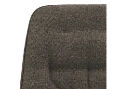 Silla de comedor Brooke bouclé gris.