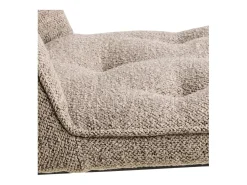 Silla de comedor Brooke bouclé beige.
