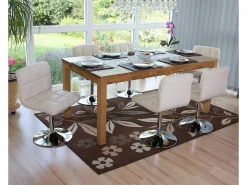 Silla de comedor Cadiz (set de 2), crema