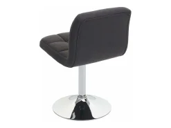 Silla de comedor Cadiz (set de 2), gris oscuro