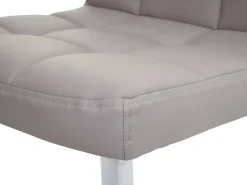 Silla de comedor Cadiz (set de 6), gris topo