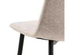 Silla de comedor Celia beige.