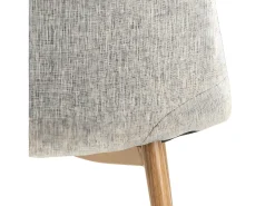 Silla de comedor Celia gris.