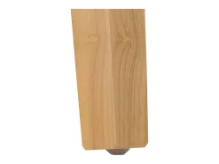 Silla de comedor Crotone (set de 2), crema, patas claras