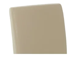 Silla de comedor Crotone (set de 2), crema, patas claras
