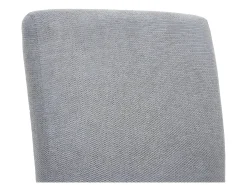 Silla de comedor Crotone (juego de 6), gris claro, patas claras