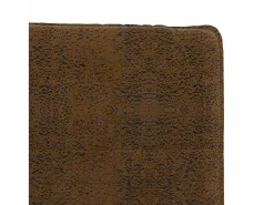 Silla de comedor cuero sintético marrón