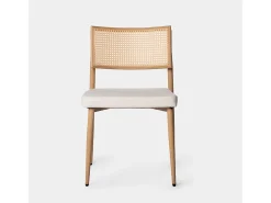 Silla de comedor de Fibra sintética Beige 79 x 48- Yara