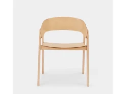 Silla de comedor de Madera Natural 75 x 57- Niha