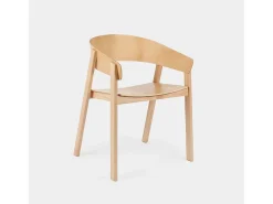 Silla de comedor de Madera Natural 75 x 57- Niha