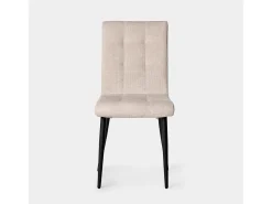 Silla de comedor de Tela Beige 92 x 44- Leia