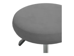 Silla de comedor de terciopelo gris oscuro ES928806