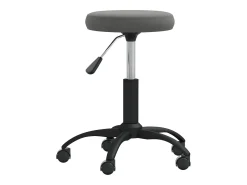 Silla de comedor de terciopelo gris oscuro ES928806