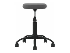 Silla de comedor de terciopelo gris oscuro ES928806