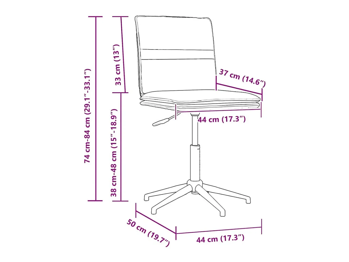 Silla de comedor de terciopelo gris oscuro