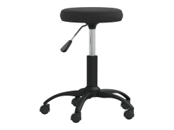 Silla de comedor de terciopelo negro
