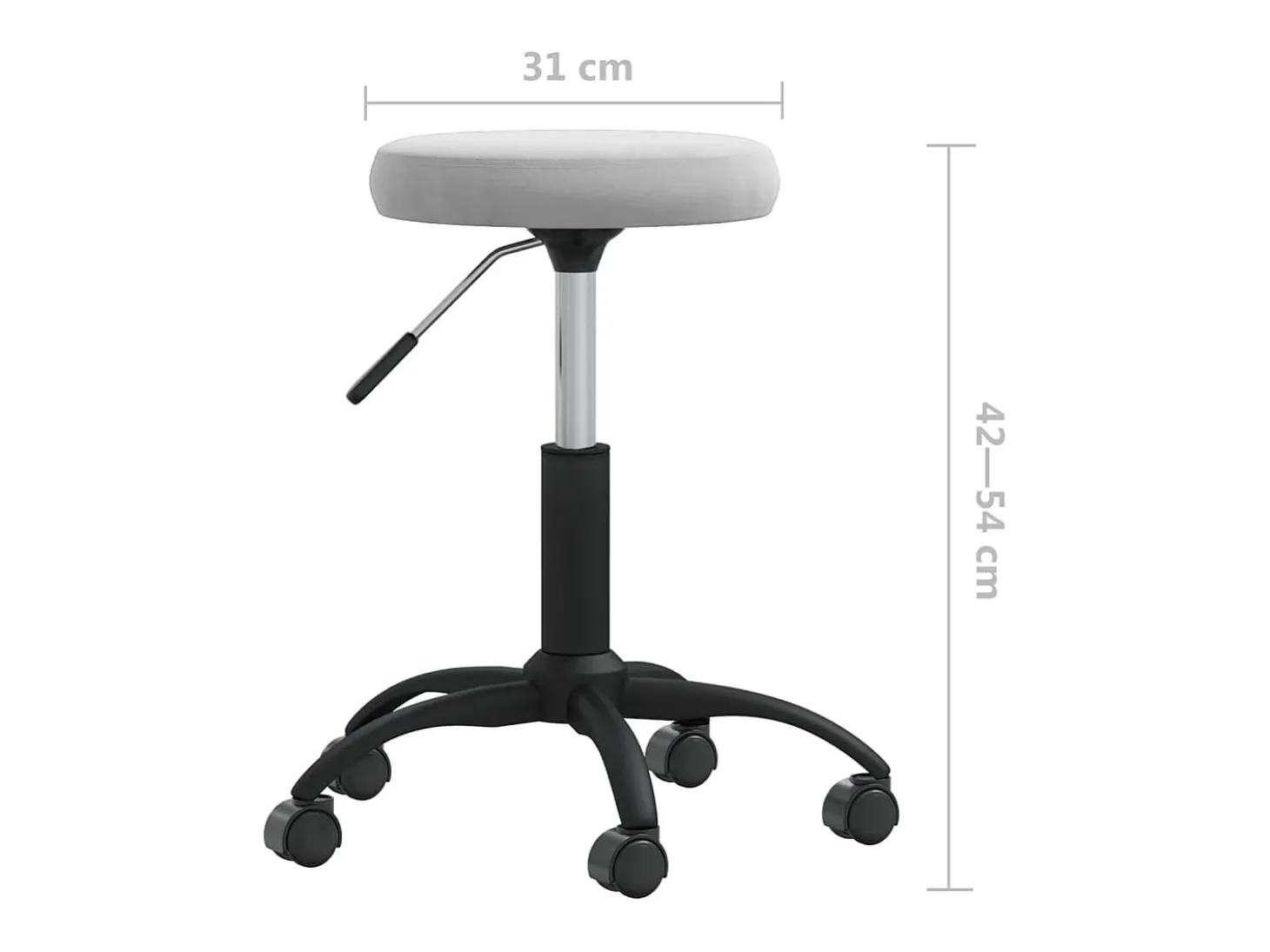 Silla de comedor de terciopelo verde claro