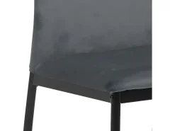 Silla de comedor Des color gris.