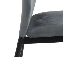 Silla de comedor Des color gris.