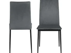 Silla de comedor Des color gris.