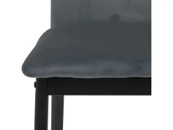 Silla de comedor Des color gris.