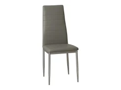Silla de Comedor en Polipiel/metal Blanco, 6 unidades