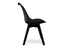 Silla de comedor estilo escandinavo color liso Teva-Naranja