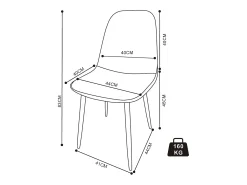 Silla de comedor Fiolo