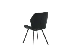 Silla de comedor Gemma negra.