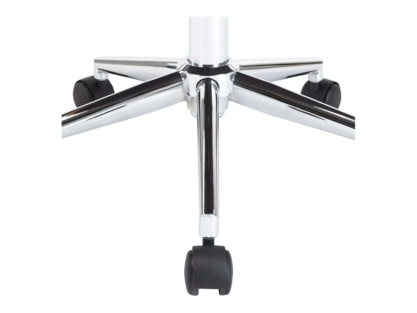 Silla de comedor giratoria madera curvada cuero sintético crema