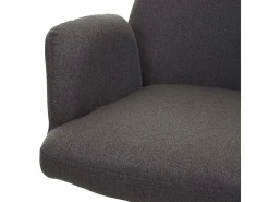 Silla de comedor giratoria MCW-H71, gris-marrón