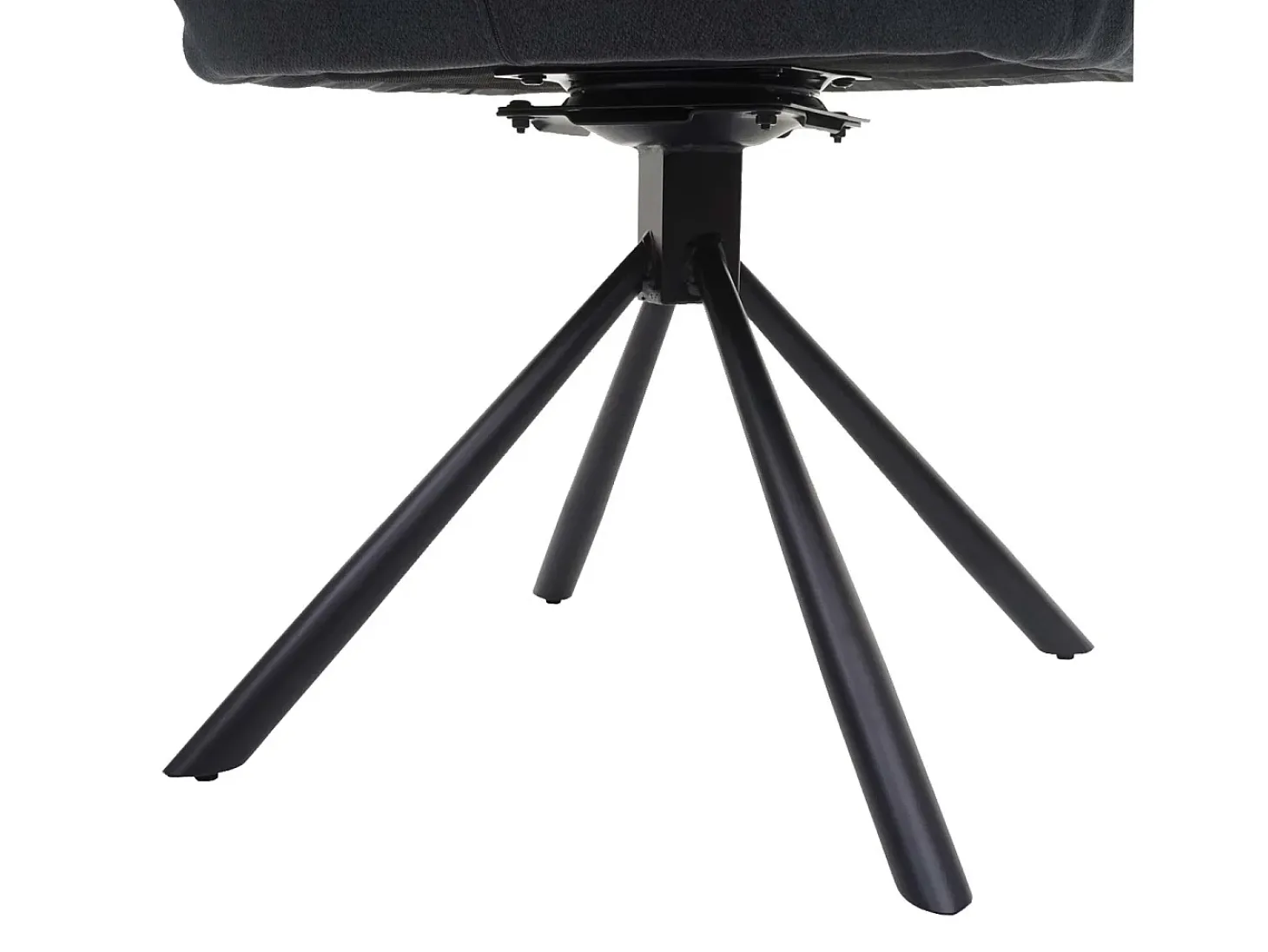 Silla de comedor giratoria MCW-H71, gris oscuro
