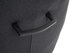 Silla de comedor giratoria MCW-H71, gris oscuro
