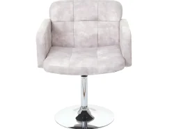 Silla de comedor Houston (juego de 6), vintage gris claro