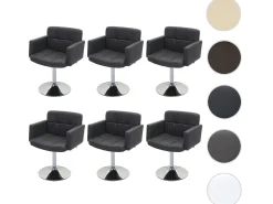Silla de comedor Houston (juego de 6), gris