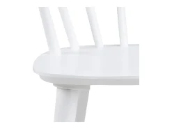 Silla de comedor ida madera color blanco.