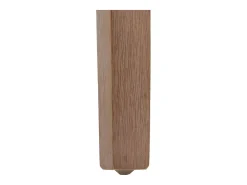 Silla de comedor Littau bouclé (juego de 6), gris, patas color natural