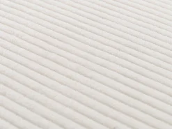 Silla de comedor Littau Cord (juego de 6), crema, patas oscuras