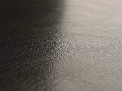 Silla de comedor Littau (juego de 4), Cuero sintético, marrón, patas claras
