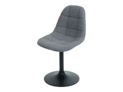 Silla de comedor MCW-A60, gris oscuro