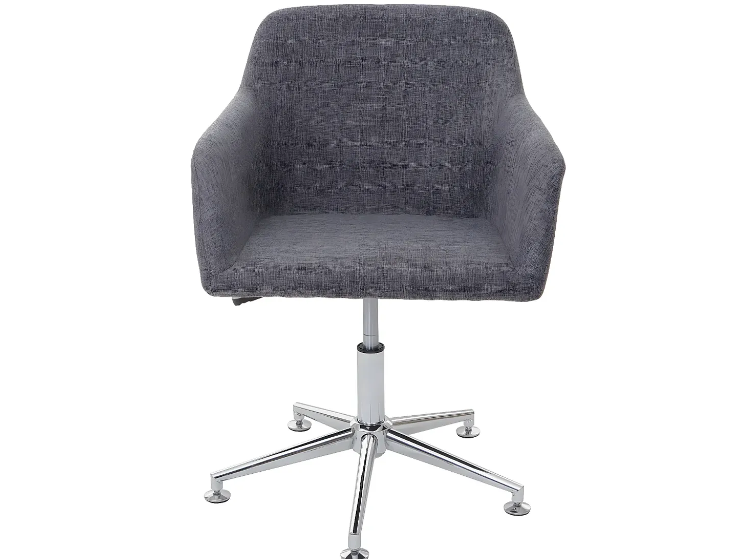 Silla de comedor MCW-A74, Textil, gris
