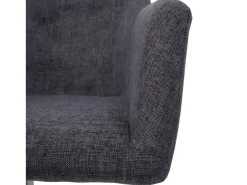 Silla de comedor MCW-A74, Textil, gris