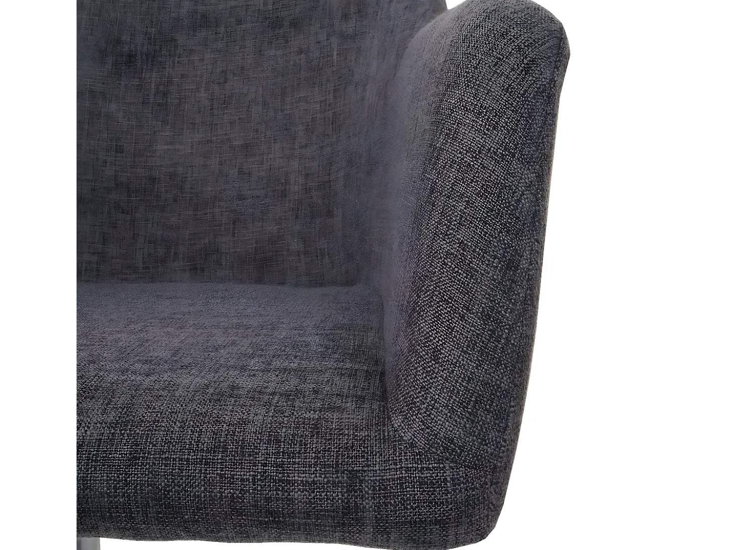 Silla de comedor MCW-A74, Textil, gris