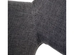 Silla de comedor MCW-A50 II, textil, gris, patas claras