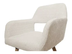 Silla de comedor MCW-A50 II, crema