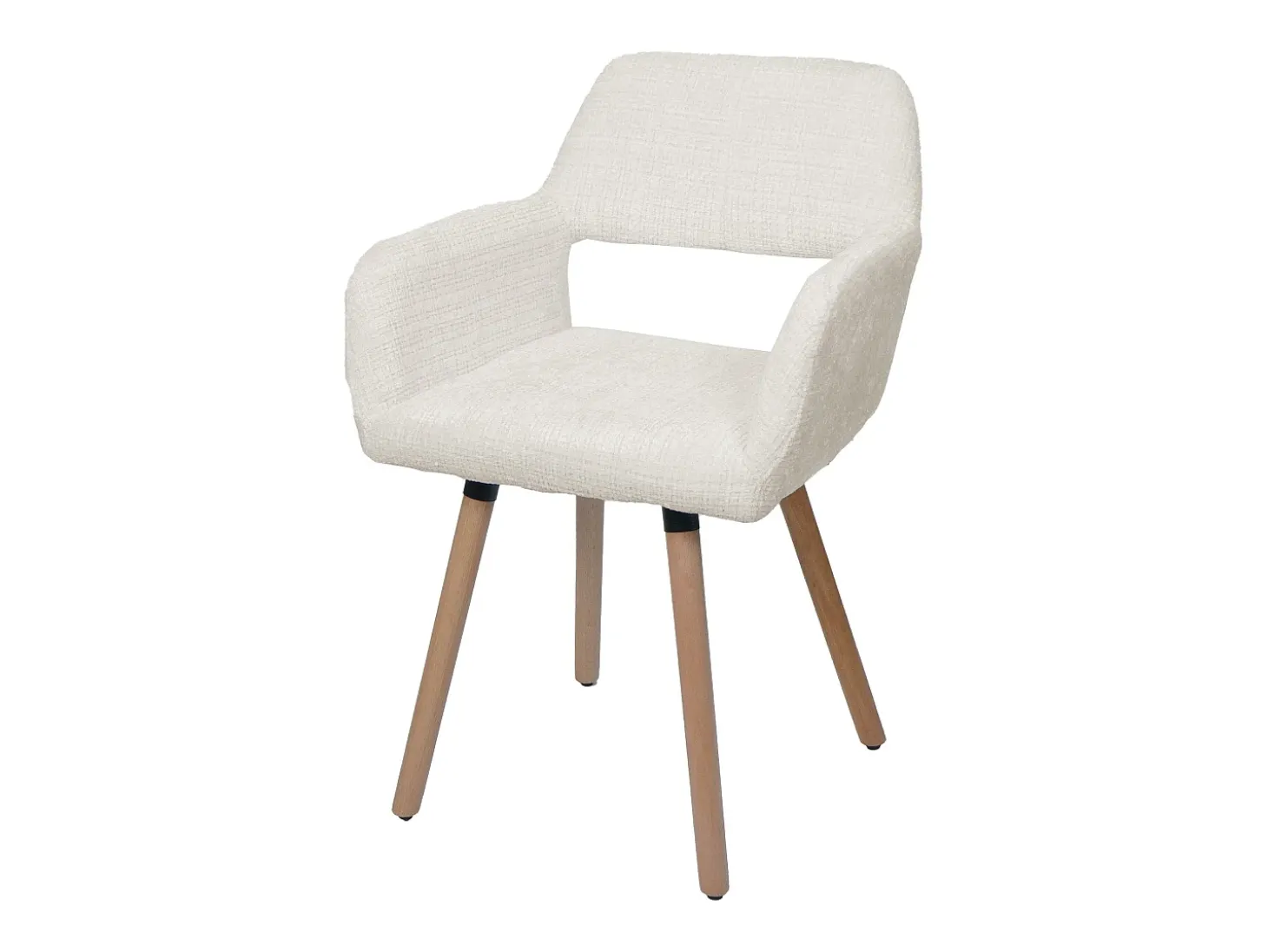 Silla de comedor MCW-A50 II, crema